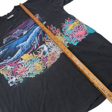 Load image into Gallery viewer, Vintage Hazelwood Dolphin Aquatic Scene Graphic T Shirt - L