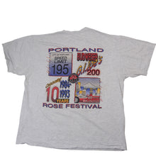 Load image into Gallery viewer, Vintage Budweiser G.I.Joe's 200 Portland Indy Car Racing Graphic T Shirt - XL