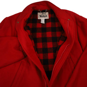 Vintage Woolrich Heavy Wool Bomber Jacket - M