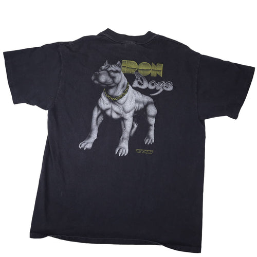 Vintage Pit Pull Iron Dogs Graphic T Shirt - L