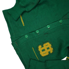 Load image into Gallery viewer, True Vintage Dehen Collegiate Letterman Dollar Sign Patch Knit Wool Sweater- WMNS S