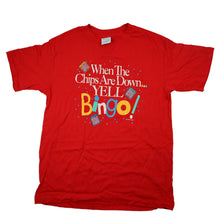 Load image into Gallery viewer, Vintage Bingo Slogan Graphic T Shirt - M