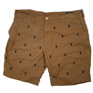 Polo Ralph Lauren Allover Pony Logo Casual Shorts - 38"