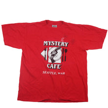 Load image into Gallery viewer, Vintage Mystery Cafe of Seattle Graphic T Shirt - L