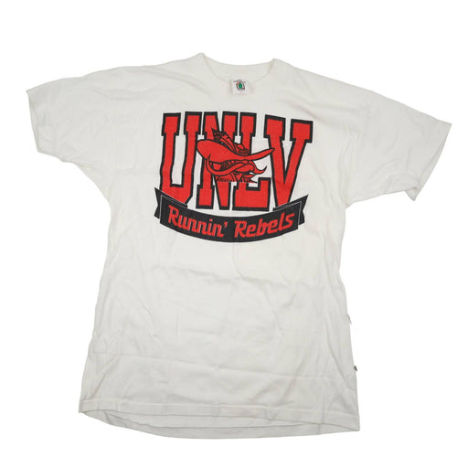 Vintage 90s UNLV University of Las Vegas Runnin Rebels Graphic T Shirt - L
