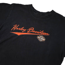 Load image into Gallery viewer, Vintage Harley Davidson Script Spellout Graphic T Shirt - L