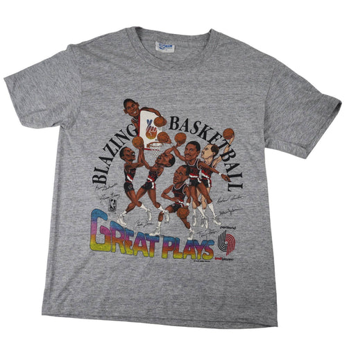 Vintage Salem Sportswear Portland Blazers Graphic T Shirt - M