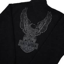 Load image into Gallery viewer, Vintage Harley Davidson Big Logo Deep Pile Fleece Jacket - M