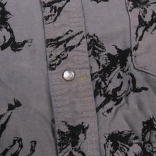 Load image into Gallery viewer, Vintage Wrangler Allover Horse Print Pearl Snap Down Western Shirt  - L