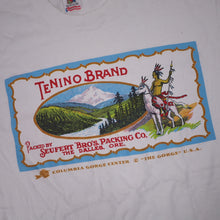 Load image into Gallery viewer, Vintage Tenino Brand Fish Tin Graphic T Shirt - L