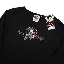 Load image into Gallery viewer, Vintage Y2k NWT Betty Boop Embroidered Motorcycle Rhinestone T Shirt - XS