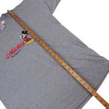 Load image into Gallery viewer, Vintage Disney Mickey Mouse Spellout Embroidered T Shirt  - L