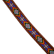 Load image into Gallery viewer, Vintage 1991 Eddie Bauer Native Art Beaded Belt - 26"/30"