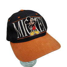 Load image into Gallery viewer, Vintage Disney Mickey Mouse Spellout Snapback Hat - OS