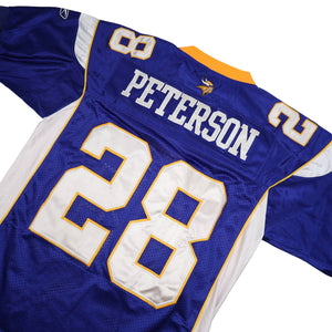 Reebok Minnesota Viking Adrian Peterson 50th Anniversary All Sewn Jersey - XL