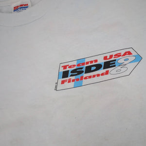 Vintage 1996 Enduro Motorcycle Racing Graphic T Shirt - XL