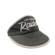 Load image into Gallery viewer, Vintage Sport Specialties Los Angeles Raiders Script Viser 90s NFL Black - OS