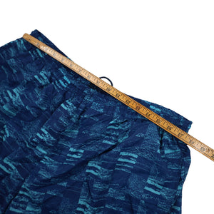 Vintage 90s Nike Crazy Abstract Print Swim Trunks - XXL