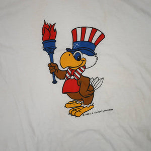 Vintage NWT 1980 Levis Sam The Olympic Eagle Graphic T Shirt - S