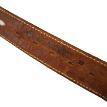 Load image into Gallery viewer, Vintage Carves Chariot Belt Buckle W/Tex Tan Woven Leather Belt - 38"