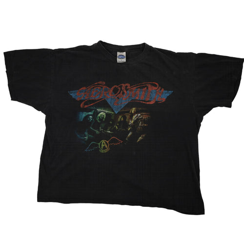 Vintage 2002 Aero Smith O'Yeah Tour Graphic T Shirt - XL