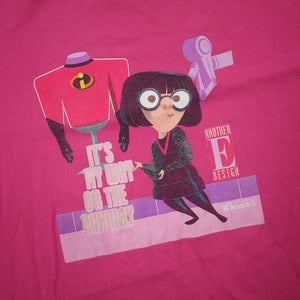 Vintage Disney Pixars The Incredibles Edna Mode Graphic T Shirt - XXL