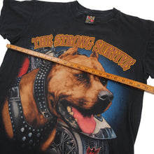 Load image into Gallery viewer, Vintage 3D Emblem The Strong Survive Pitbull T Shirt