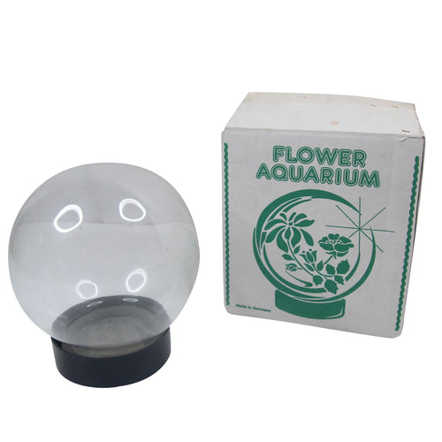 Vintage Flower Aquarium Glass Orb
