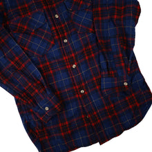 Load image into Gallery viewer, Vintage Woolrich Plaid Check Wool Blend Button Down Shirt - S