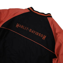 Load image into Gallery viewer, Vintage Harley Davidson Spellout Quilted Bomber Jacket - XL