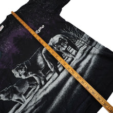 Load image into Gallery viewer, Vintage Wolf Night Scene Allover Print Graphic T Shirt