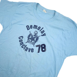 Vintage 1978 Demolay Conclave Graphic T Shirt - L