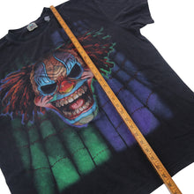Load image into Gallery viewer, Vintage Y2k Liquid Blue Clown Graphic T Shirt - XLT