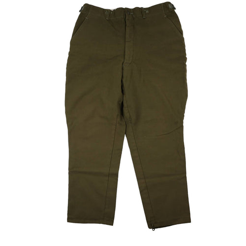 Vintage Military M1951 OG-108 Wool Trousers - 34