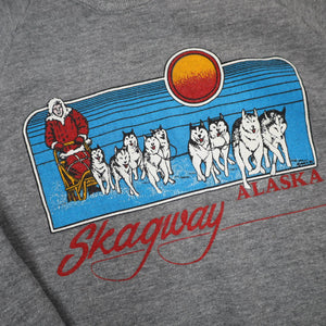 Vintage Skagway Alaska Sled Dog Graphic Sweatshirt - XL