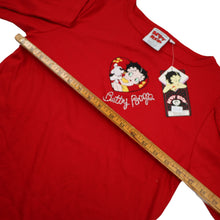 Load image into Gallery viewer, Vintage Y2k NWT Betty Boop Embroidered Dog Heart Rhinestone T Shirt - WMNS S