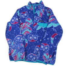 Load image into Gallery viewer, Patagonia Synchilla "Harvest Moon" Allover Owl Print Snap T Sweater - WMNS M