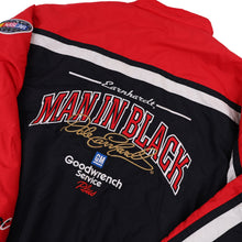 Load image into Gallery viewer, Vintage Chase Authentics Dale Earnhardt Man in Black Embroidered Jacket - L