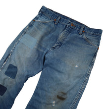 Load image into Gallery viewer, Vintage Wrangler Distressed Patched Denim Jeans - 34"x30"