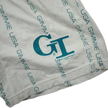 Load image into Gallery viewer, Vintage Gimmie USA Vertical Repeat Spellout Shorts - L