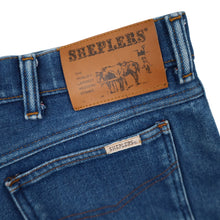 Load image into Gallery viewer, Vintage Sheplers Flannel Lined Denim Jeans - 34"