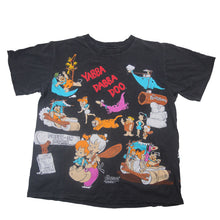 Load image into Gallery viewer, Vintage 1994 Flint Stones Cartoon Allover Graphic T Shirt - XL