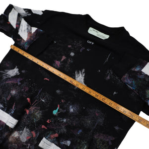 Off White Galaxy Crewneck Sweatshirt - XS