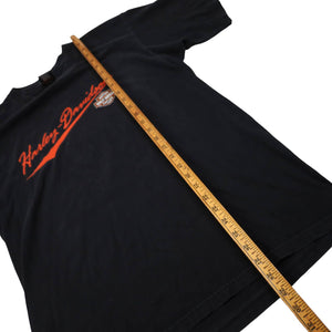 Vintage Harley Davidson Script Spellout Graphic T Shirt - L