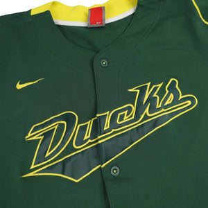 Vintage Nike Oregon Ducks Baseball Jersey - XXL