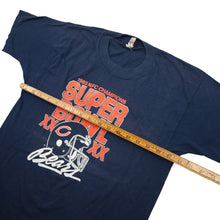 Load image into Gallery viewer, Vintage 1985 NFL Chicago Bears Super Bowl Graphic T Shirt - M