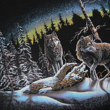 Load image into Gallery viewer, Vintage Wolf Abstract Graphic T Shirt - L