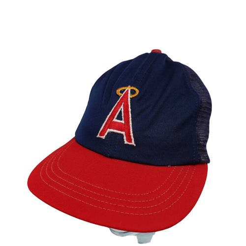 Vintage MLB Los Angeles Angels Mesh Snapback Hat - OS