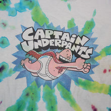 Load image into Gallery viewer, Vintage Captain Underpants Graphic Tie Dye T Shirt - S