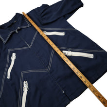 Load image into Gallery viewer, Vintage Sir Jac Multi Zipper Shirt Jacket - L